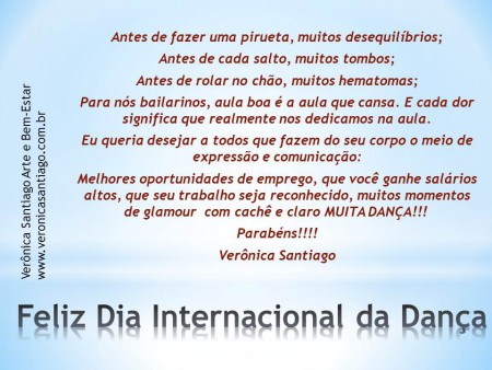 Dia Internacional da Dança